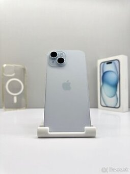 Apple iPhone 15 BLUE 128GB ORIGINÁL STAV+Príslušenstvo - 3