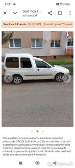 Seat inca 1.4 benzín - 3