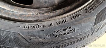 Plechove disky a Letné pneumatiky 185/60/15R - 3