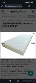 Taštičkový matrac Somnia 17cm, rozmer 160x200 - 3