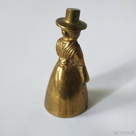 Starožitný zvonček v tvare ženy - 3