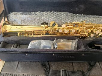 Predám nový krásny GOLD B- SOPRÁN SAXOFÓN - 3
