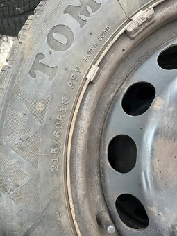 Predám celoročné pneumatiky 215/60 R16 - 3