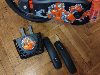 Btwin Robot 500 (16 kolesá) + Trailgator + košík Decathlon - 3