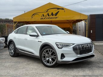 Audi E-tron -2023/32tis. KM- 55 Sportback quattro -NEBÚRANÉ - 3