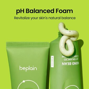 beplain - Mung Bean pH-Balanced Cleansing Foam - 3