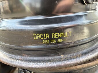 Plechové disky R15 Dacia Renault + TPMS snímače - 3