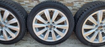 Predám orginal VW elektrony 5x100 r16 elektrony et46 J7 - 3