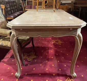 stylovy jed. stol, masiv, bazar, po rozlozeni dlzka 271 cm - 3
