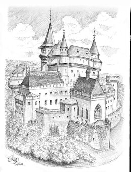 Kresby - Praha, Bratislava, Banská Štiavnica, Kremnica... - 3