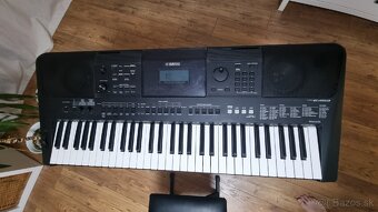Yamah PSR- E453 + stojan + stolička - 3