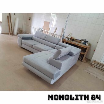 Nový rohový gauč NEAPOL – funkcia spania + úložný priestor, - 3