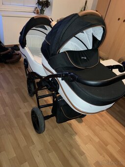 Kočík pre dvojičky , súrodenecký kočík Dalga Lift Duo Slim - 3