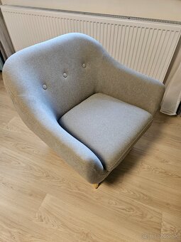 Pohovka egedal svetlosiva - 3