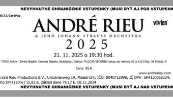 Andre Rieu - plocha sedenie - 3