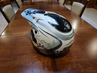 Motokrosová prilba WORKER – dobrý stav - 3