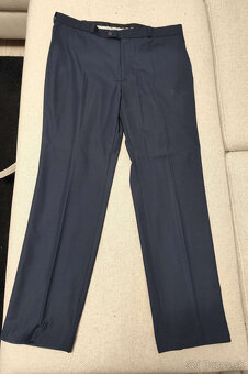 Pánsky tmavomodrý oblek - 52 - 3