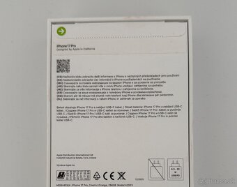 iPhone 17 Pro 256GB Cosmic Orange NEROZBALENÝ - 3