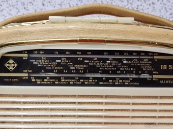 ALLWELLEN 》 Starožitné kabelkové radio / INGELEN TR 500 - 3