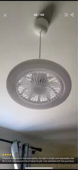 Ventilátor s LED svetlom - 3