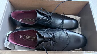 Predám pánske kožené topánky Lasocki k obleku - 3