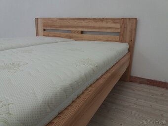 Nová 4 cm jasanová postel, nosnost 600 kg, Odvezu a smontuji - 3