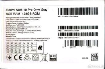 Xiaomi Redmi Note 10 Pro, Onyx Gray. - 3