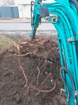 Vykopove prace minibagrom 2t - 3