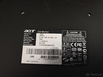 Predam monitor Acer P203W - 3