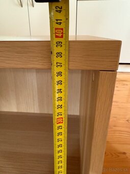 TV skrinka - dub- ikea 120x39,5cm - 3