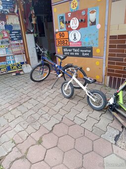 Kolobežka, odrážadlo, bicykel - 3