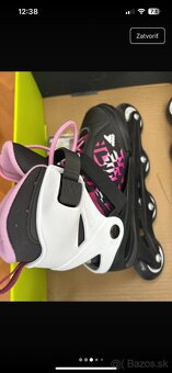 Rollerblade dievčenské korčule nastaviteľné 33-38 - 3