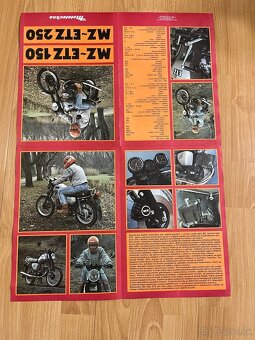 Plagát MZ-ETZ 150,250. - 3
