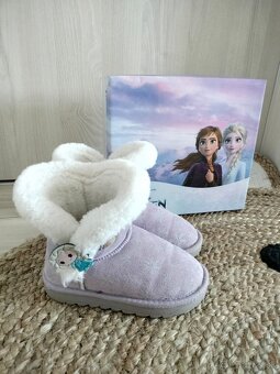 FROZEN_Fialové čižmy_Ako nové_Veľkosť 26 - 3