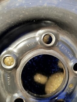plechove disky 6,5Jx16 a zimne pneu 205/60R16 - 3
