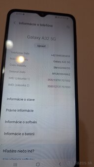 Samsung galaxy A32 5G 4/128GB android 12 na diely. - 3