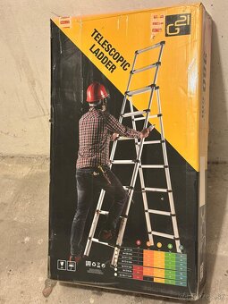 G21 Teleskopický rebrík GA-TZ12-3,8 m - 3