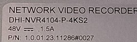 Dahua IP 4k videorekorder - 3