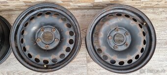 Predam plechové disky 5x112 r15 et47/ J6 orginal vw - 3