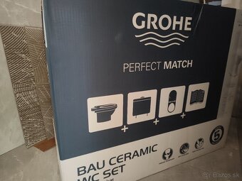 Wc záchod Grohe rimles komplet s wc doskou nove - 3