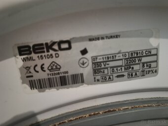 Predam plne funkcnu pracku Beko - 3