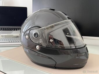 Výklopná prilba NOLAN N103 CLASSIC LAVA GREY - veľkosť S - 3