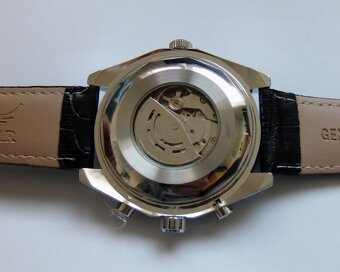 Nové pánske hodinky JARAGAR Black AUTOMATY Čierne mechanické - 3