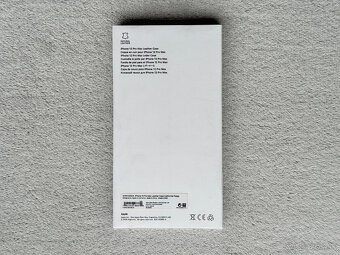 Originál Apple iPhone 12 Pro Max kožený kryt - oranžový - 3