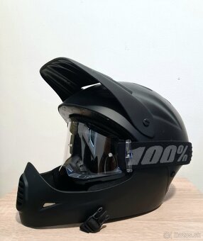 Downhill prilba W-TEC Campanero Matt Black - 3