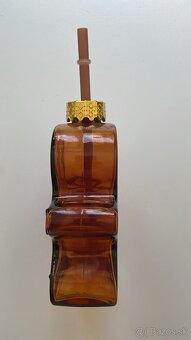 Sklenený vianočný pohár, ozdoba, medovník, gingerbread - 3
