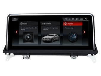 BMW X5 E70 X6 E71 dotyková NAVI TOP 8jadro 4GB RAM CARPLAY - 3
