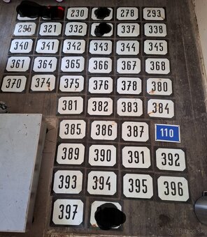 Smaltované čísla - 3