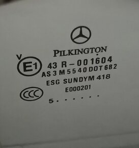 Mercedes C W203 okná Avantgarde pravá strana - 3