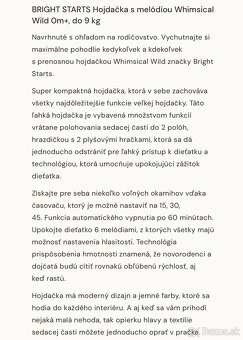 BRIGHT STARTS Hojdačka s melódiou - 3